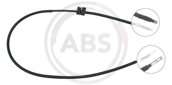 Cablu, frana de parcare dreapta (K13268 ABS) AUDI
