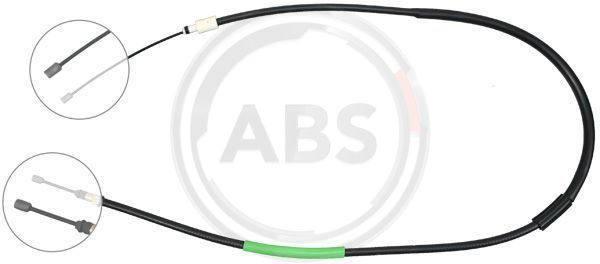 Cablu, frana de parcare dreapta (K13418 ABS) Citroen