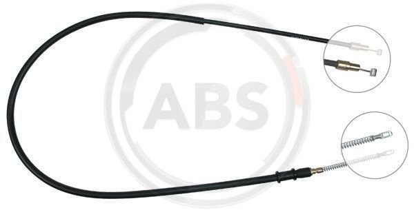 Cablu, frana de parcare dreapta (K13448 ABS) CHEVROLET,DAEWOO
