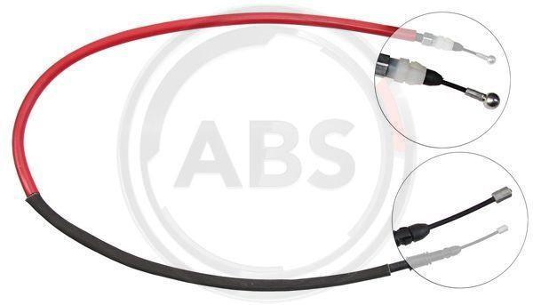 Cablu, frana de parcare dreapta (K13646 ABS) Citroen,FIAT,LANCIA,PEUGEOT