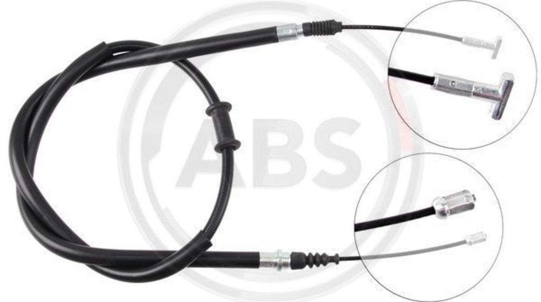 Cablu, frana de parcare dreapta (K13678 ABS) FIAT