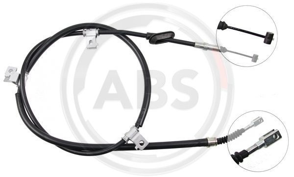 Cablu, frana de parcare dreapta (K13828 ABS) HONDA,ROVER