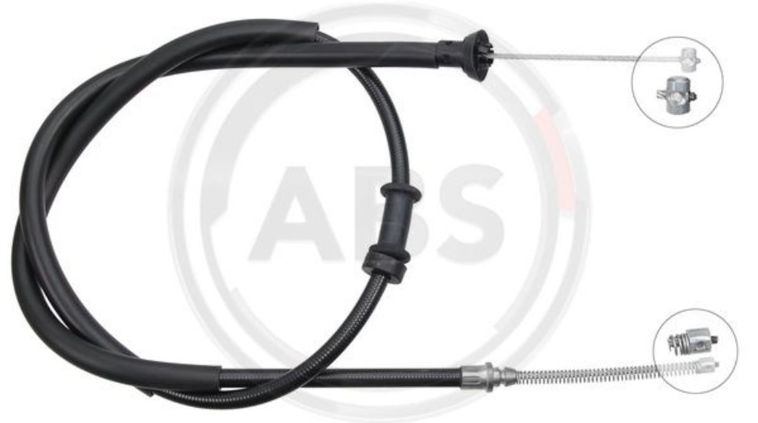 Cablu, frana de parcare dreapta (K13862 ABS) FIAT