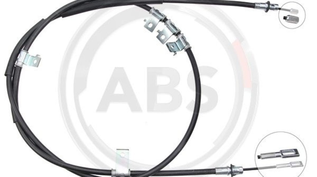 Cablu, frana de parcare dreapta (K13906 ABS) DODGE,FIAT