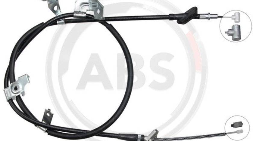 Cablu, frana de parcare dreapta (K13934 ABS) FIAT,SUZUKI