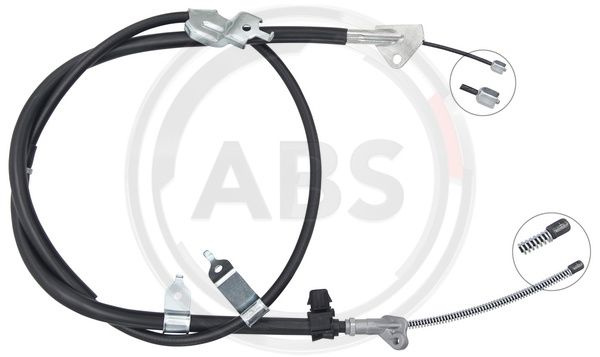 Cablu, frana de parcare dreapta (K14025 ABS) SUBARU,TOYOTA