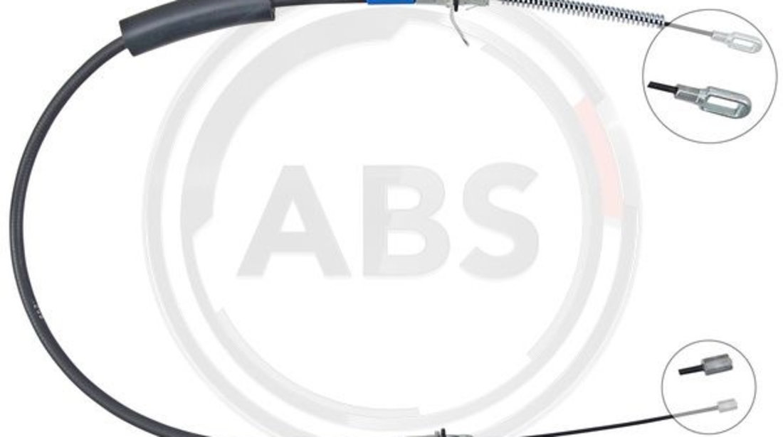 Cablu, frana de parcare dreapta (K14050 ABS) CHRYSLER,DODGE