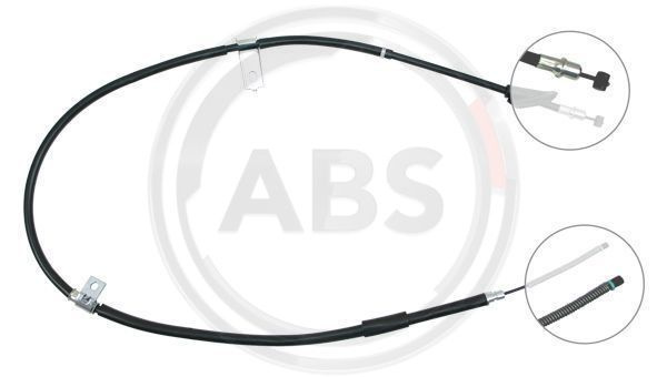 Cablu, frana de parcare dreapta (K14098 ABS) HYUNDAI