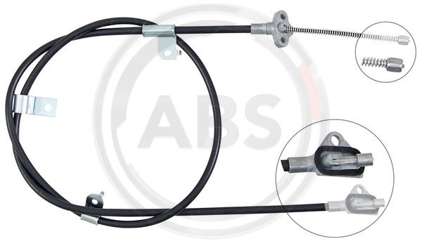 Cablu, frana de parcare dreapta (K14099 ABS) DAIHATSU,SUBARU
