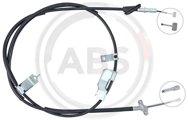 Cablu, frana de parcare dreapta (K14101 ABS) HONDA