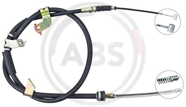 Cablu, frana de parcare dreapta (K14111 ABS) MITSUBISHI