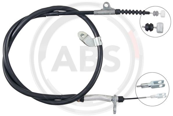 Cablu, frana de parcare dreapta (K14139 ABS) NISSAN
