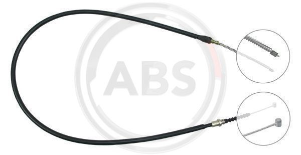 Cablu, frana de parcare dreapta (K14308 ABS) KIA