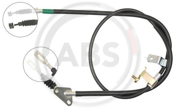 Cablu, frana de parcare dreapta (K14498 ABS) MAZDA