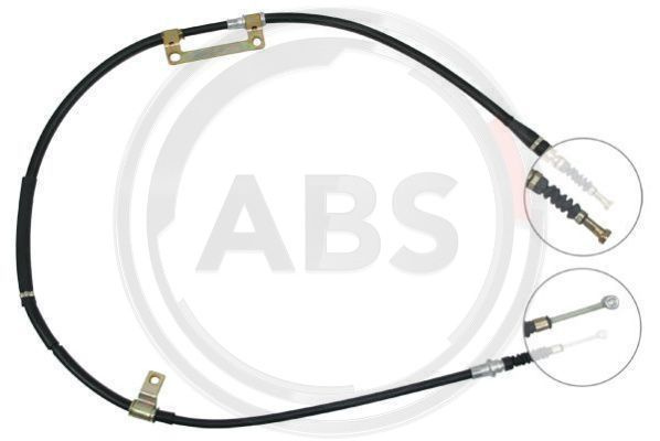 Cablu, frana de parcare dreapta (K14518 ABS) MAZDA