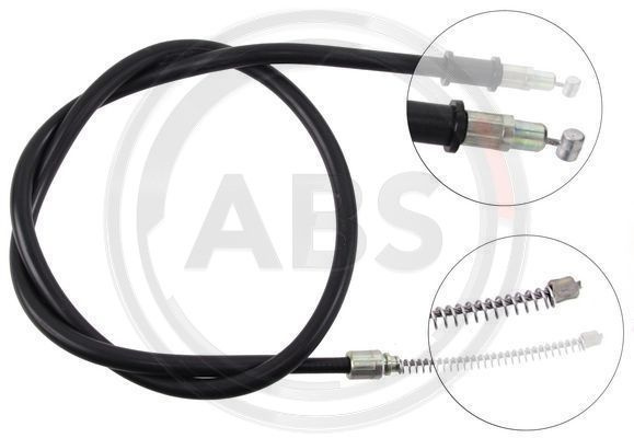 Cablu, frana de parcare dreapta (K14788 ABS) MITSUBISHI,PROTON