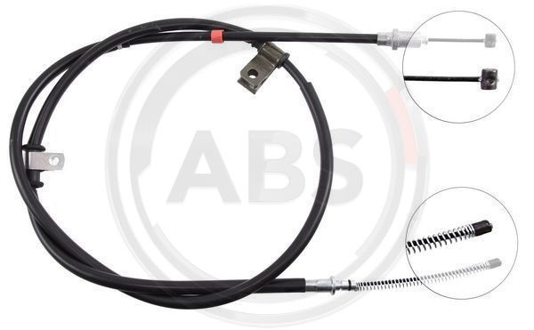 Cablu, frana de parcare dreapta (K14878 ABS) MITSUBISHI