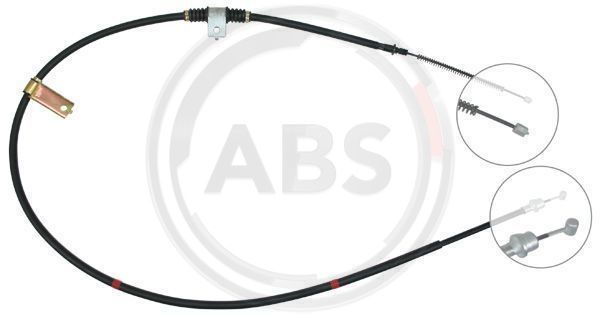 Cablu, frana de parcare dreapta (K14888 ABS) MITSUBISHI
