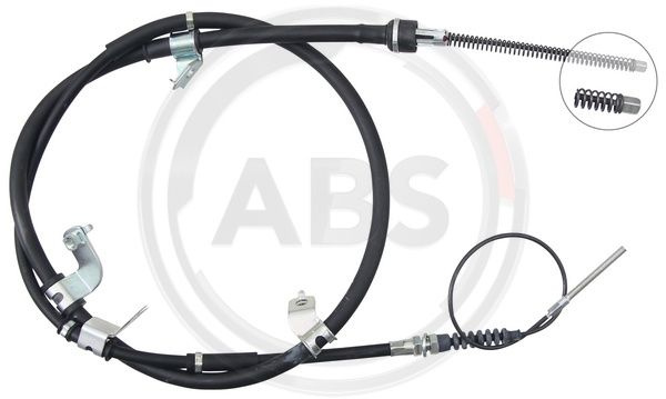 Cablu, frana de parcare dreapta (K14998 ABS) MITSUBISHI