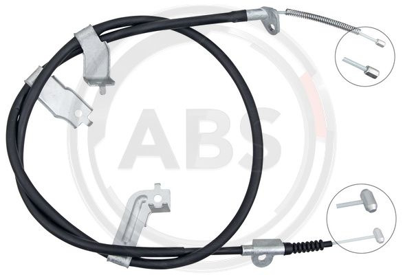 Cablu, frana de parcare dreapta (K15018 ABS) NISSAN