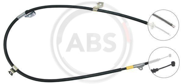 Cablu, frana de parcare dreapta (K15088 ABS) NISSAN