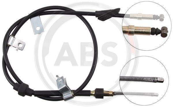 Cablu, frana de parcare dreapta (K15718 ABS) MG,ROVER