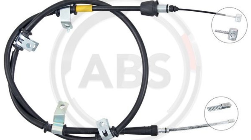 Cablu, frana de parcare dreapta (K16004 ABS) HYUNDAI,KIA