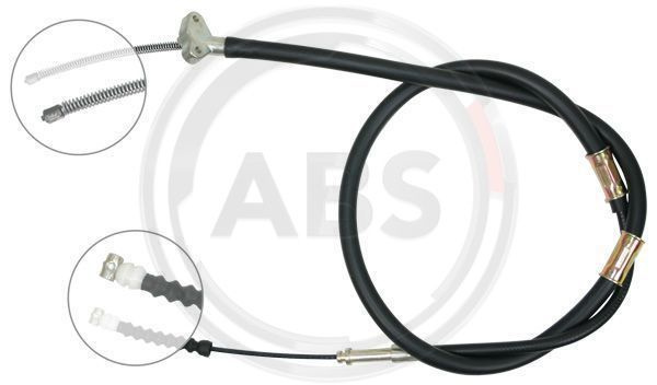 Cablu, frana de parcare dreapta (K16078 ABS) TOYOTA