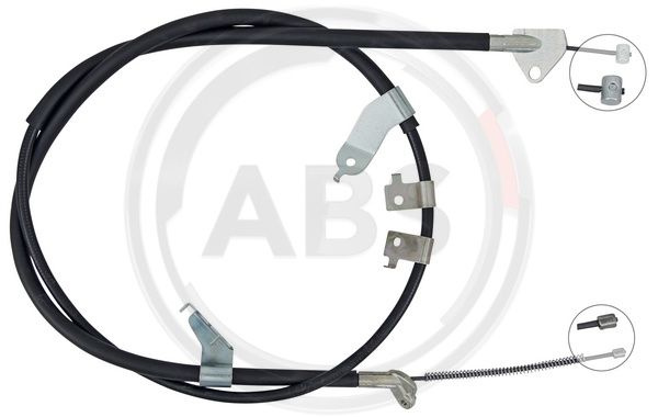 Cablu, frana de parcare dreapta (K16084 ABS) TOYOTA