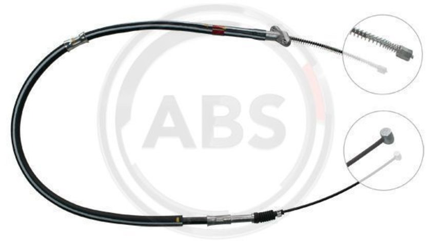 Cablu, frana de parcare dreapta (K16288 ABS) TOYOTA