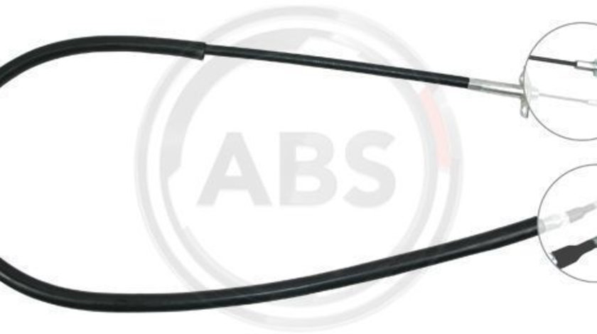 Cablu, frana de parcare dreapta (K16388 ABS) MERCEDES-BENZ,VW