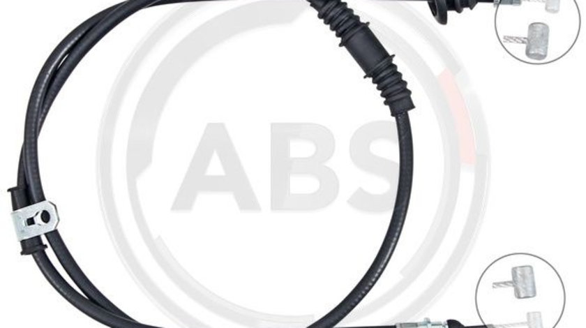 Cablu, frana de parcare dreapta (K16410 ABS) MITSUBISHI