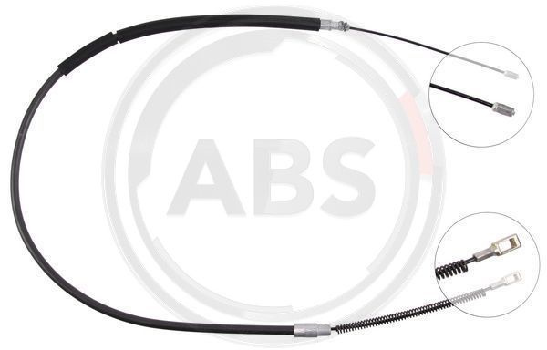 Cablu, frana de parcare dreapta (K16438 ABS) VW