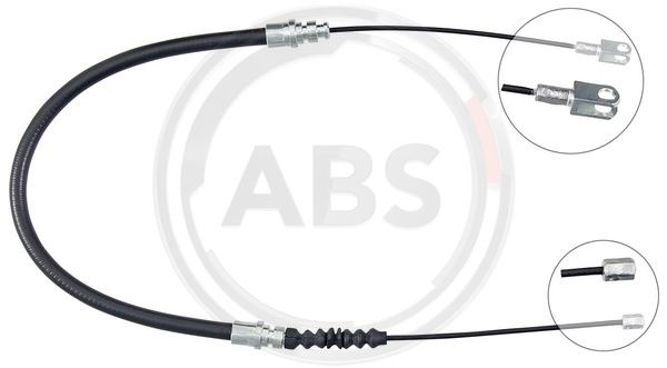 Cablu, frana de parcare dreapta (K16478 ABS) VOLVO