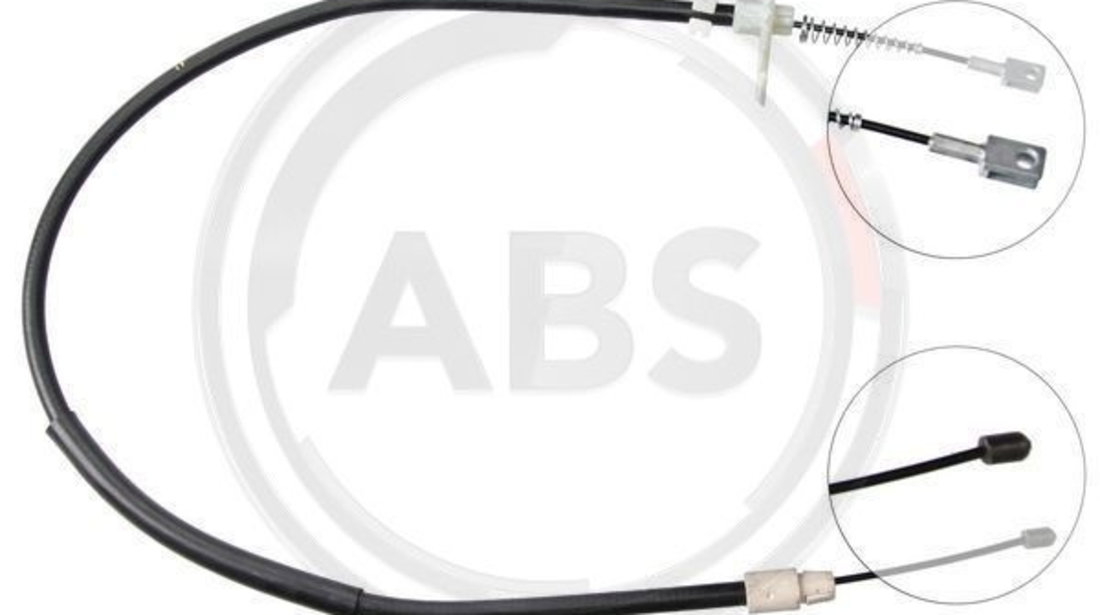 Cablu, frana de parcare dreapta (K16508 ABS) MERCEDES-BENZ