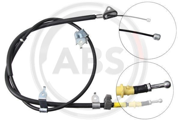 Cablu, frana de parcare dreapta (K16538 ABS) DAIHATSU,TOYOTA