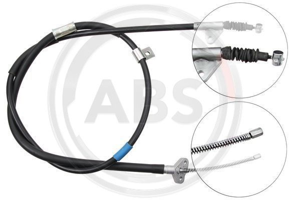 Cablu, frana de parcare dreapta (K16578 ABS) LEXUS,TOYOTA