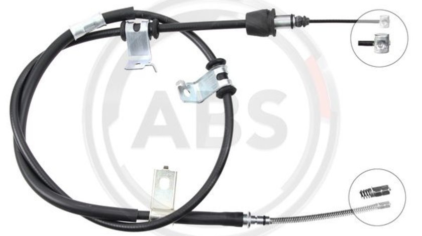 Cablu, frana de parcare dreapta (K17028 ABS) HYUNDAI,KIA