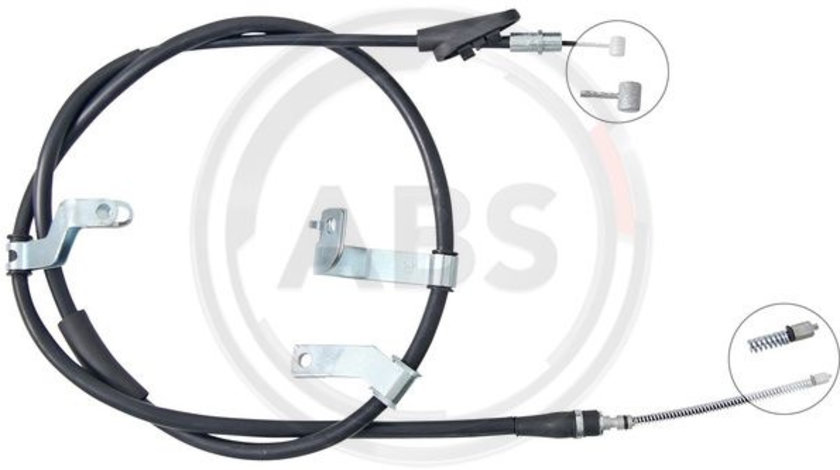 Cablu, frana de parcare dreapta (K17304 ABS) HYUNDAI