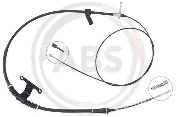 Cablu, frana de parcare dreapta (K17444 ABS) KIA