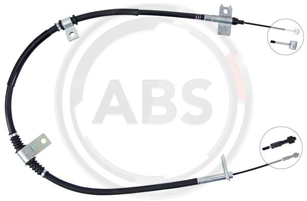 Cablu, frana de parcare dreapta (K17452 ABS) SSANGYONG