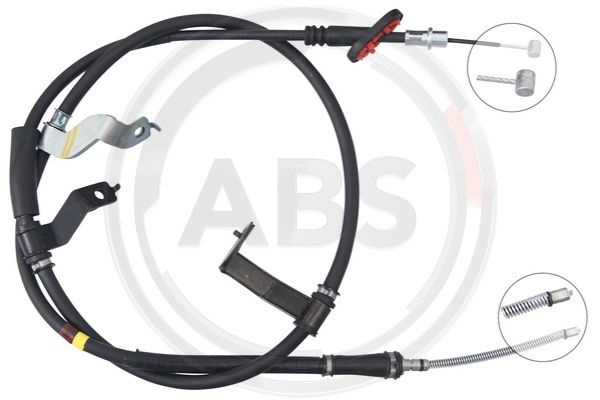 Cablu, frana de parcare dreapta (K17508 ABS) KIA