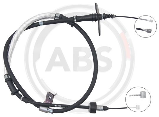 Cablu, frana de parcare dreapta (K17514 ABS) HYUNDAI