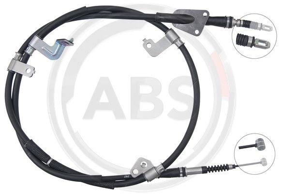 Cablu, frana de parcare dreapta (K17516 ABS) HYUNDAI