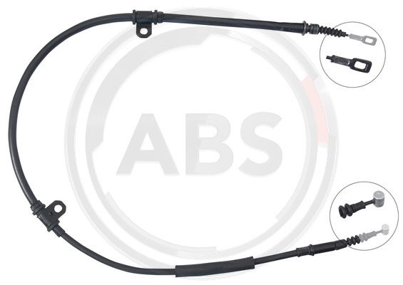 Cablu, frana de parcare dreapta (K17519 ABS) HYUNDAI