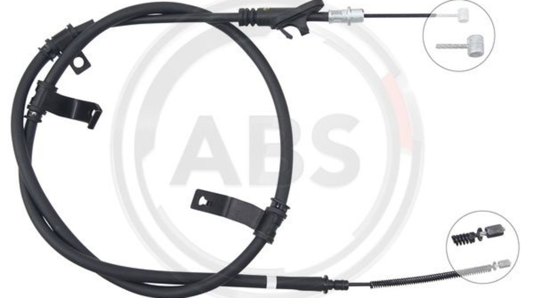 Cablu, frana de parcare dreapta (K17521 ABS) KIA