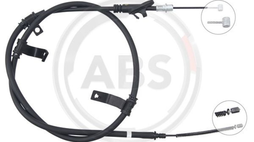 Cablu, frana de parcare dreapta (K17521 ABS) KIA