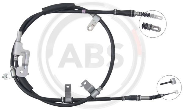 Cablu, frana de parcare dreapta (K17522 ABS) HYUNDAI