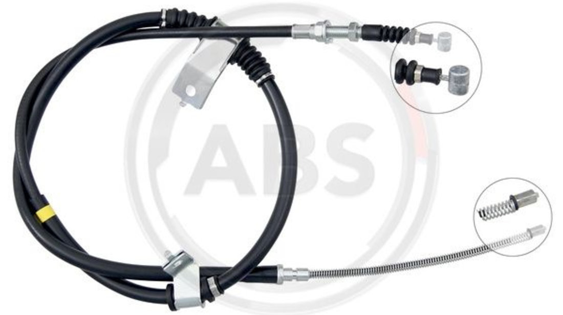 Cablu, frana de parcare dreapta (K17559 ABS) HYUNDAI