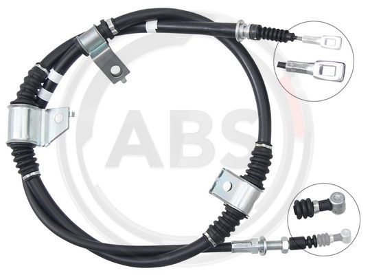 Cablu, frana de parcare dreapta (K17561 ABS) HYUNDAI